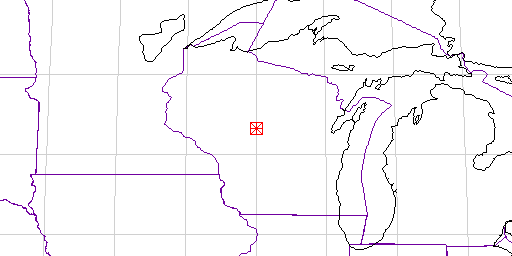 Map of Wisconsin